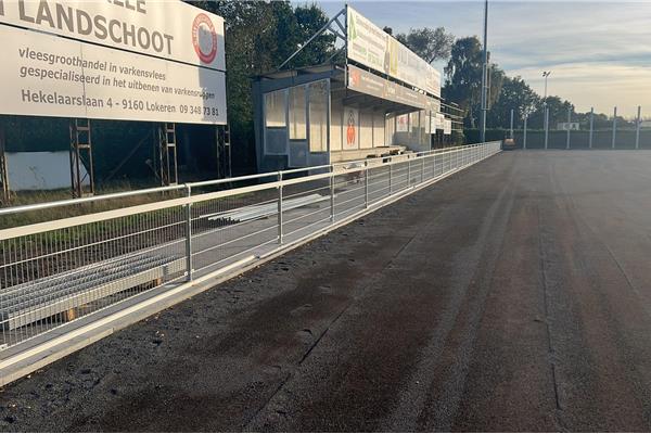 Aanleg kunstgras voetbalveld KSVK Maldegem - Sportinfrabouw NV
